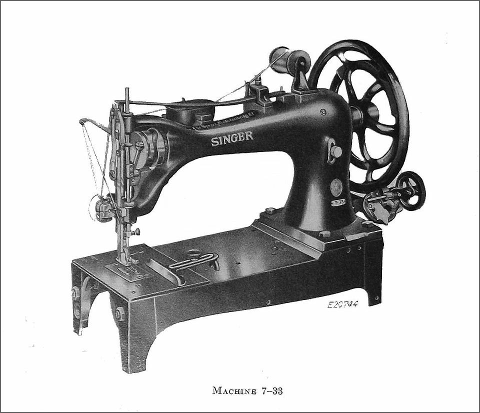 Singer Model 7-33 Sewing Machine