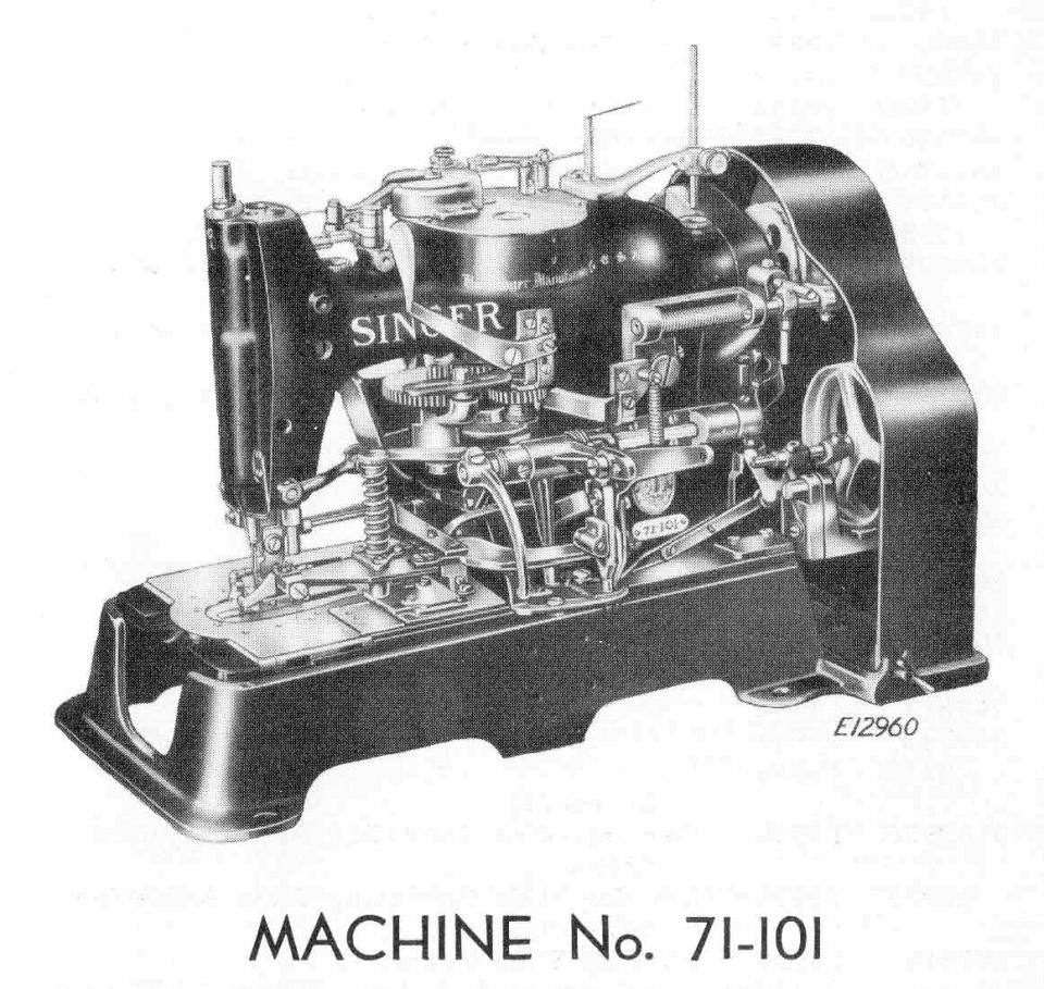 Singer Model 71-101 Sewing Machine