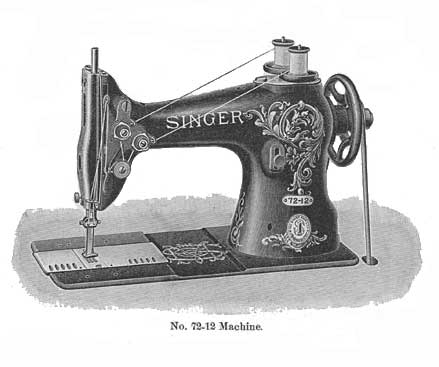 Singer Model 72-12 Sewing Machine