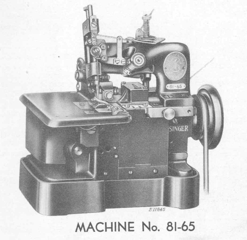 Singer Model 81w65 Sewing Machine