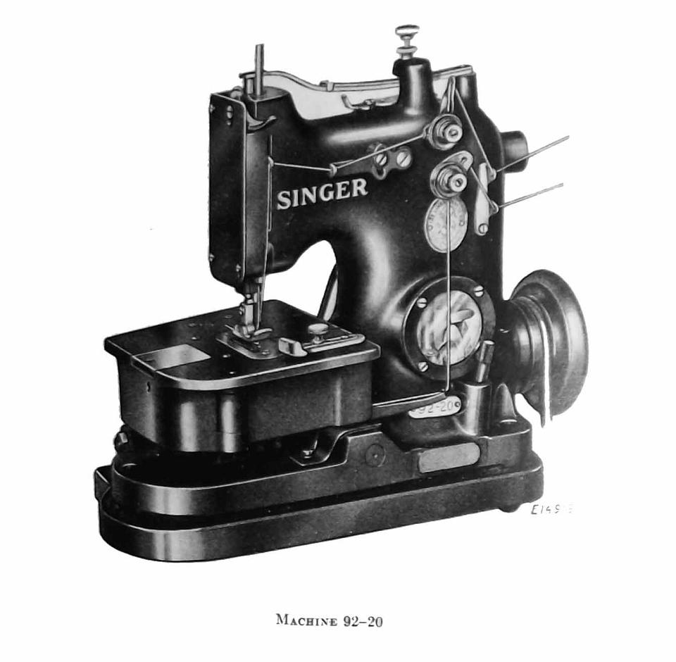 Singer Model 92-20 Sewing Machine