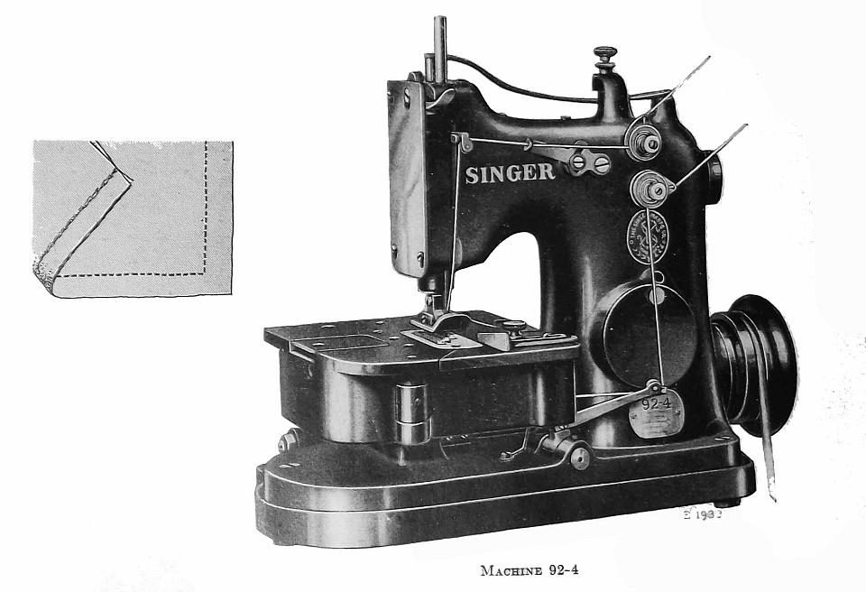 Singer Model 92-4 Sewing Machine