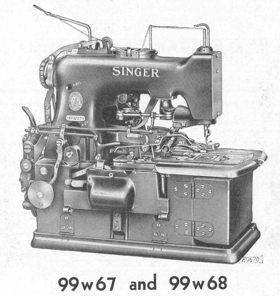 Singer Model 99w67 Sewing Machine