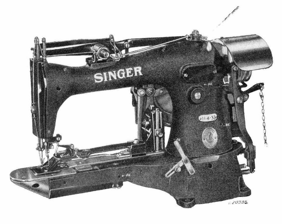 Singer 112W115 Twin Needle Industrial Sewing Machine Double Needle Head  Only