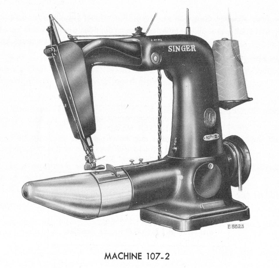 Singer Model 107-2 Sewing Machine