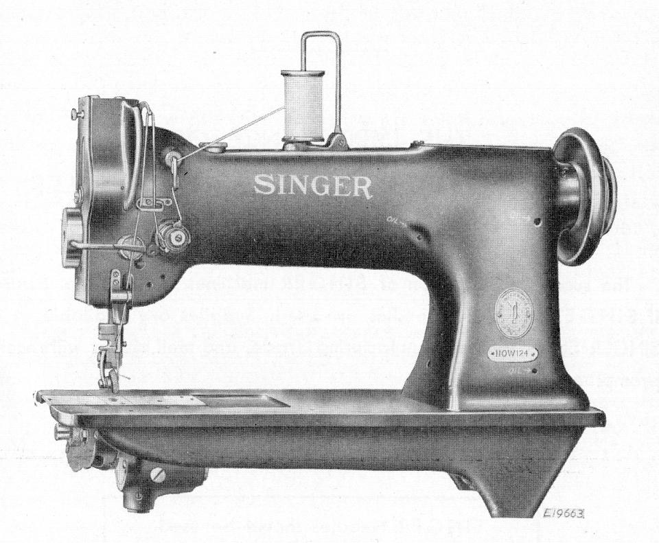 Singer Model 110w124 Sewing Machine