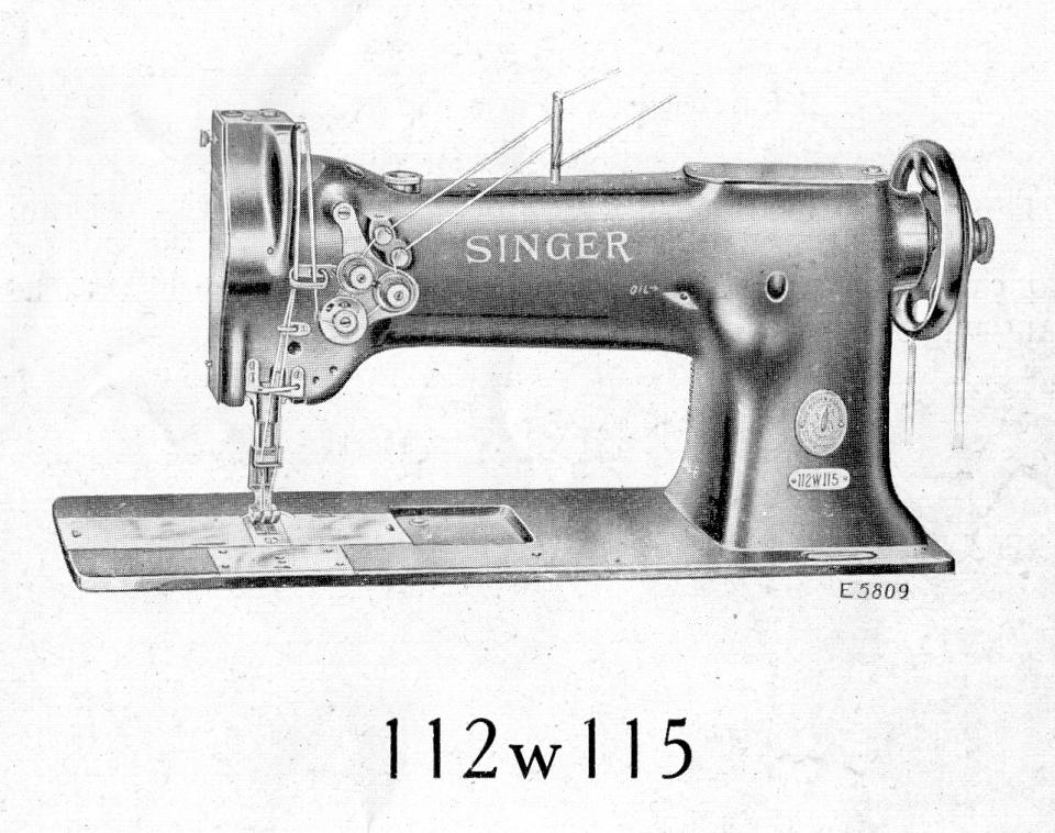 Singer Model 112w115 Sewing Machine