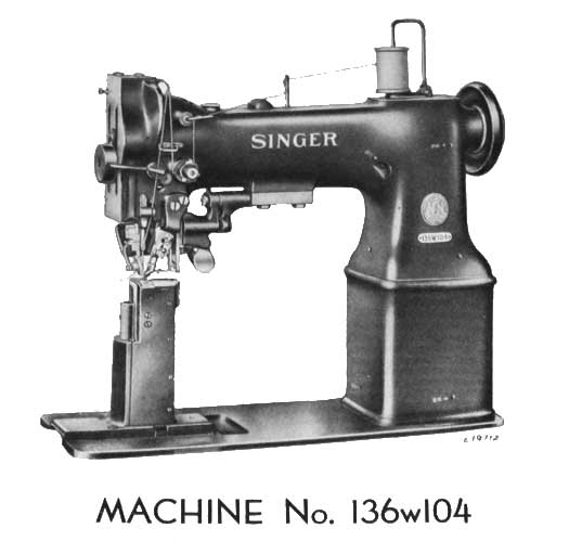 Singer Model 136w104 Sewing Machine
