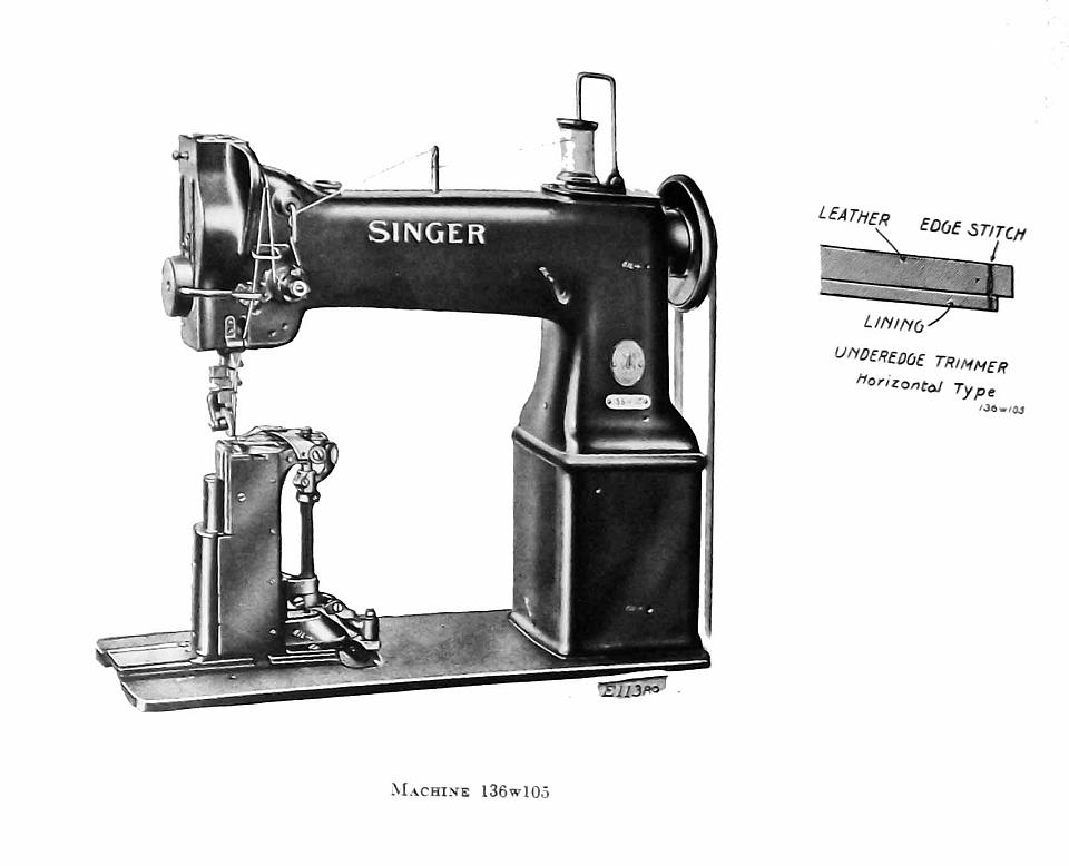Singer Model 136w105b Sewing Machine
