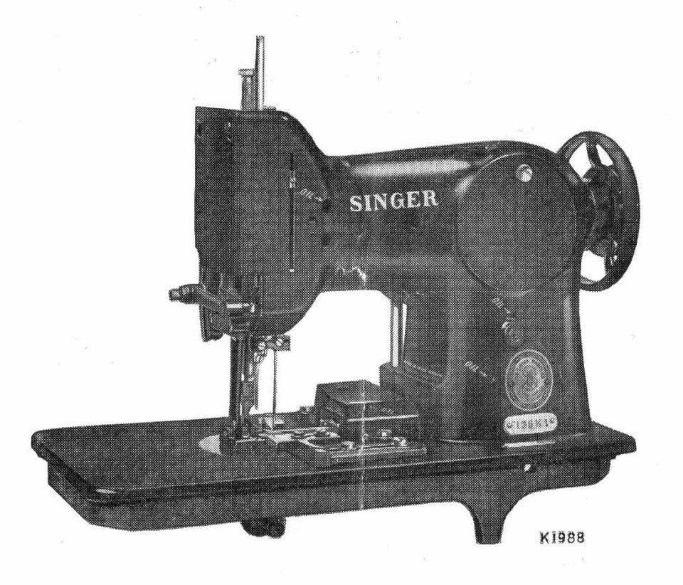 Singer Model 138k1 Sewing Machine