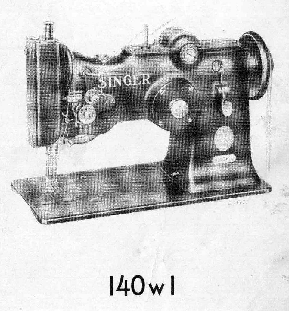 Singer Model 140w1 Sewing Machine