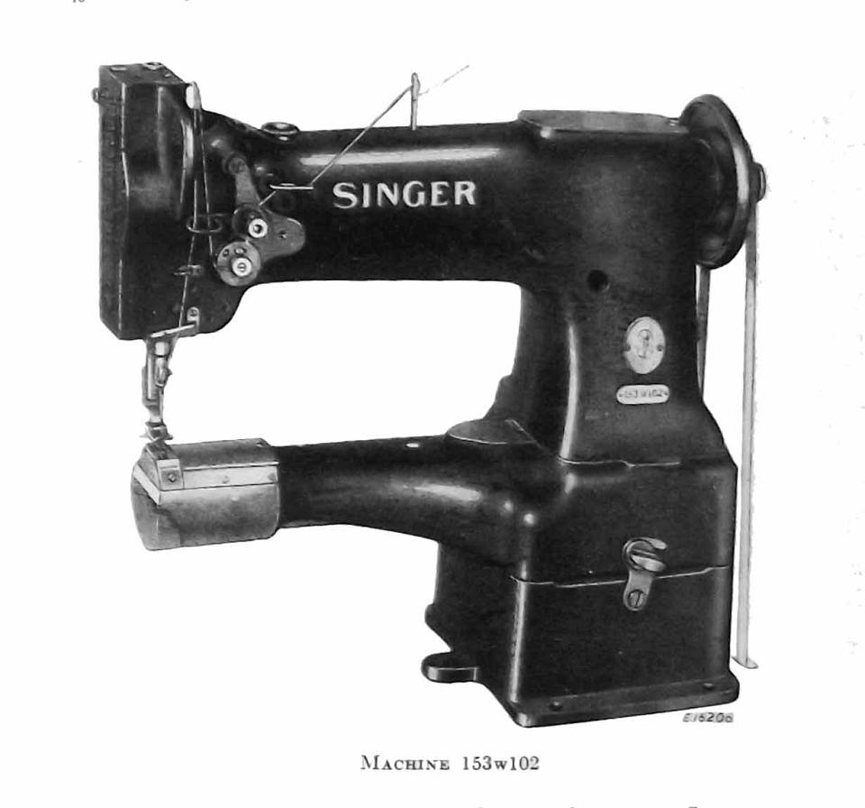 Singer Model 153w102 Sewing Machine