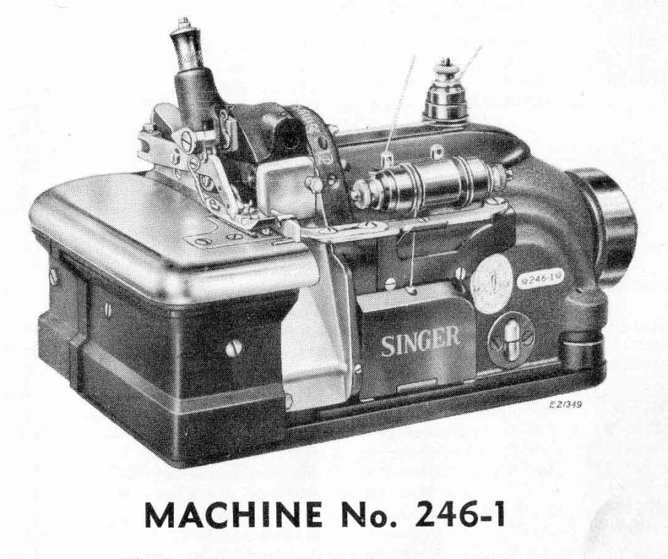 Singer Used Industrial Sergers, featuring model 246-13