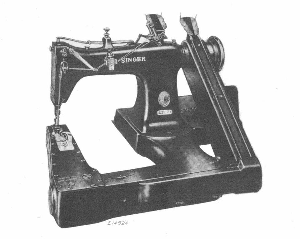 Singer Model 231-7 Sewing Machine