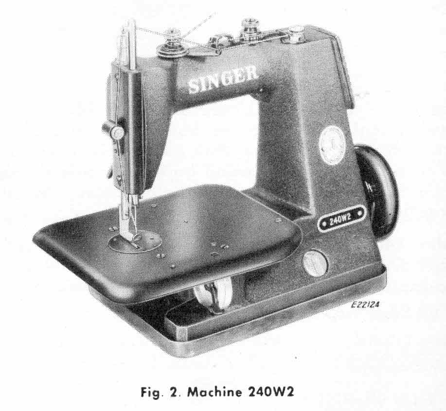 Singer Model 240w2 Sewing Machine