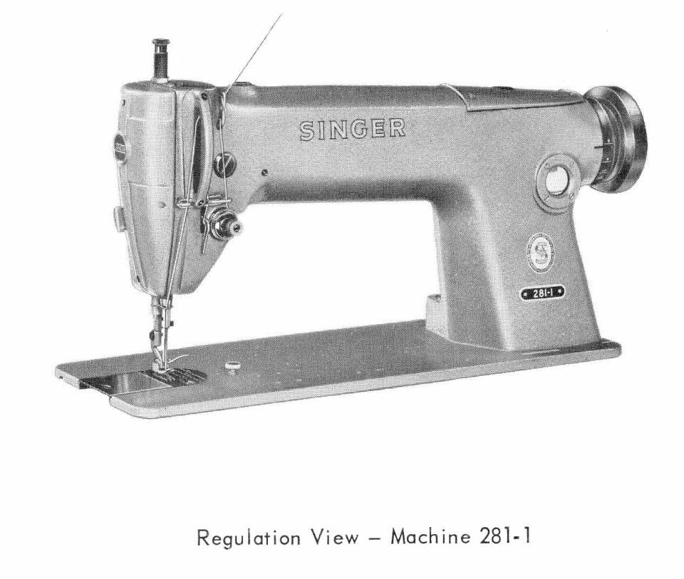 Singer Model 281-1 Sewing Machine