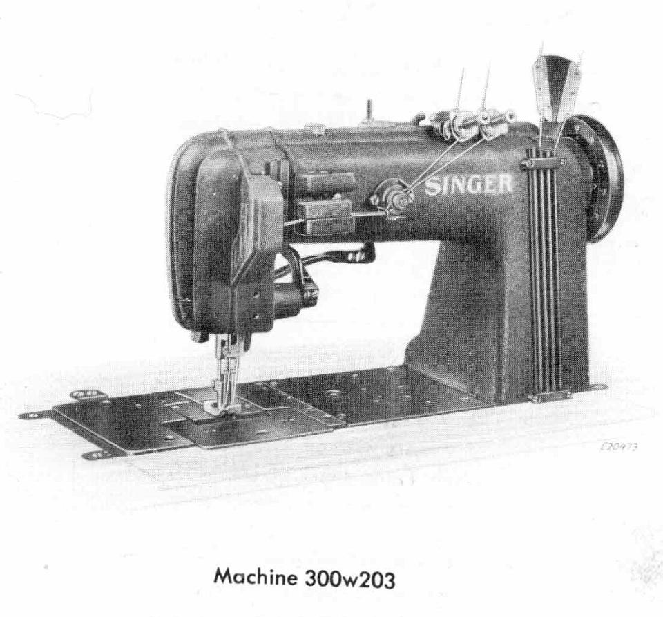 Singer Model 300w203 Sewing Machine