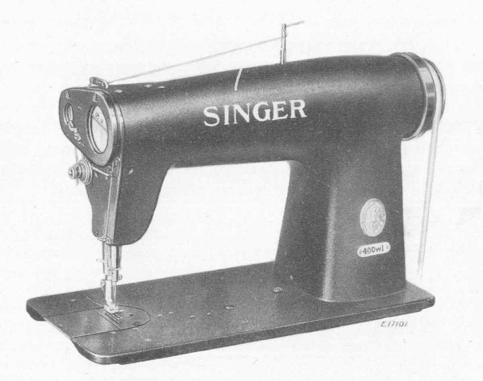 Singer Model 400w1 Sewing Machine