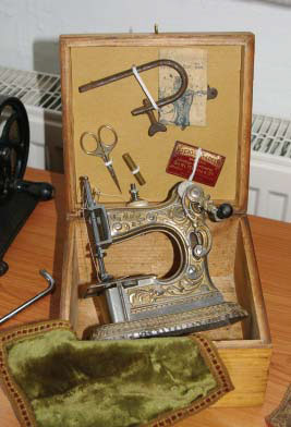 Fully Kitted Out Muller Number 6 Toy Sewing Machine