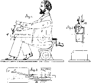 The Clown Sewing Machine Patent Drawing