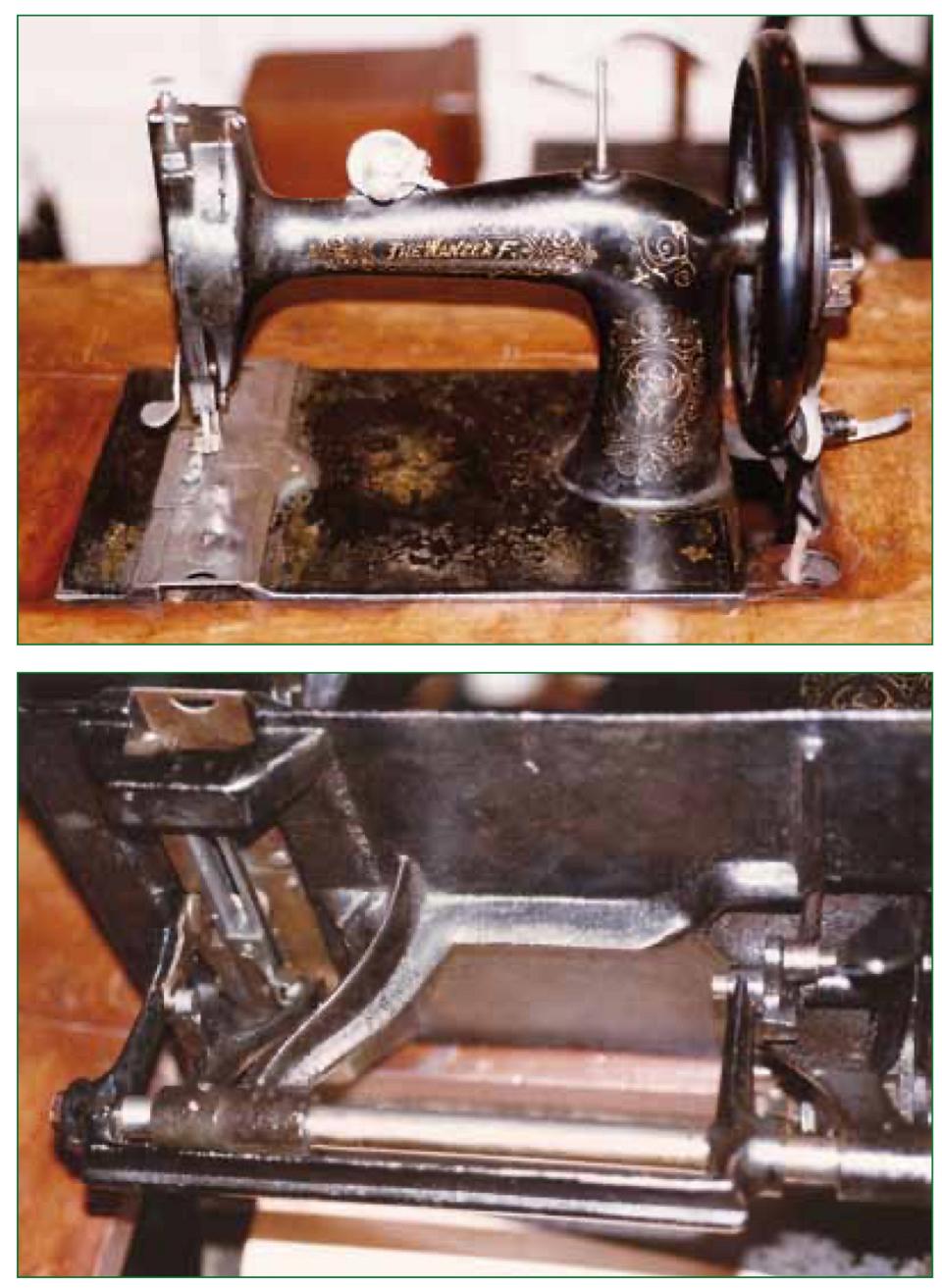 The Wanzer Model F Sewing Machine Head