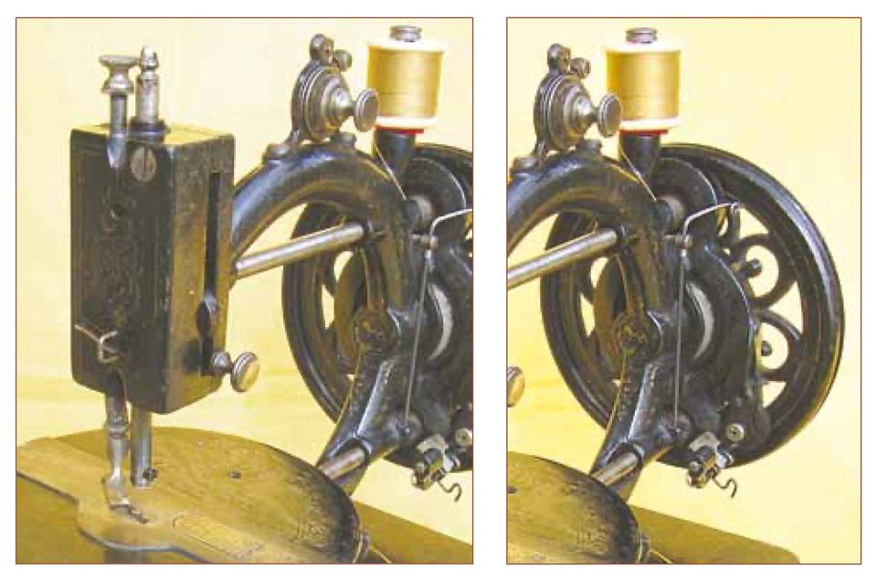 Wheel-Top Tension on the Little Wanzer Sewing Machine